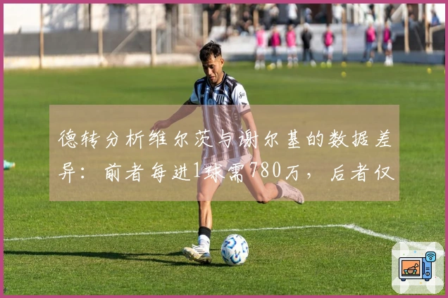 德转分析维尔茨与谢尔基的数据差异：前者每进1球需780万，后者仅需166万